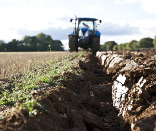 Ploughing at Rothamsted in Harpenden